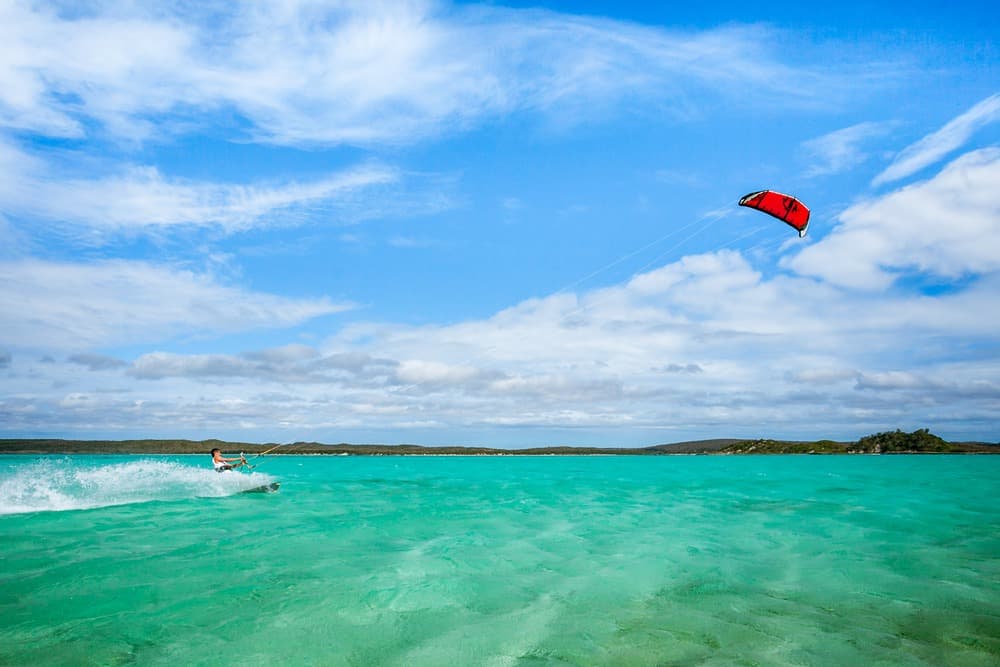 Kitesurfing